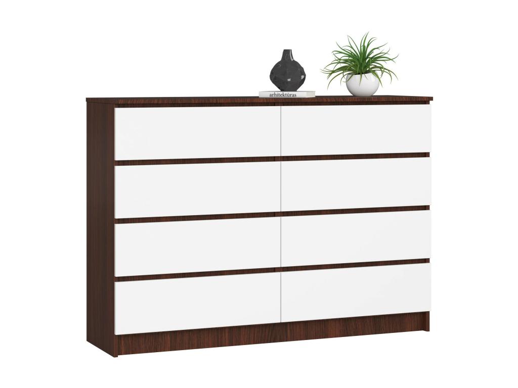 Dresser - Brown Engineered Wood, W 54.3 x D 15.7 x H 39 in