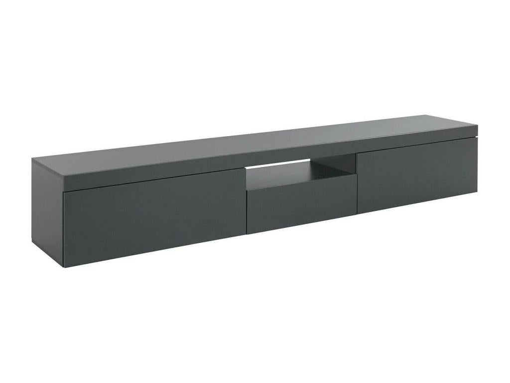 Sideboard - Gray Engineered Wood, W 86.6 x D 15.7 x H 13.8 in