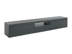 Sideboard - Gray Engineered Wood, W 86.6 x D 15.7 x H 13.8 in