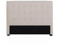 Bed - Beige Velvet, W 63 x D 3.1 x H 47.2 in