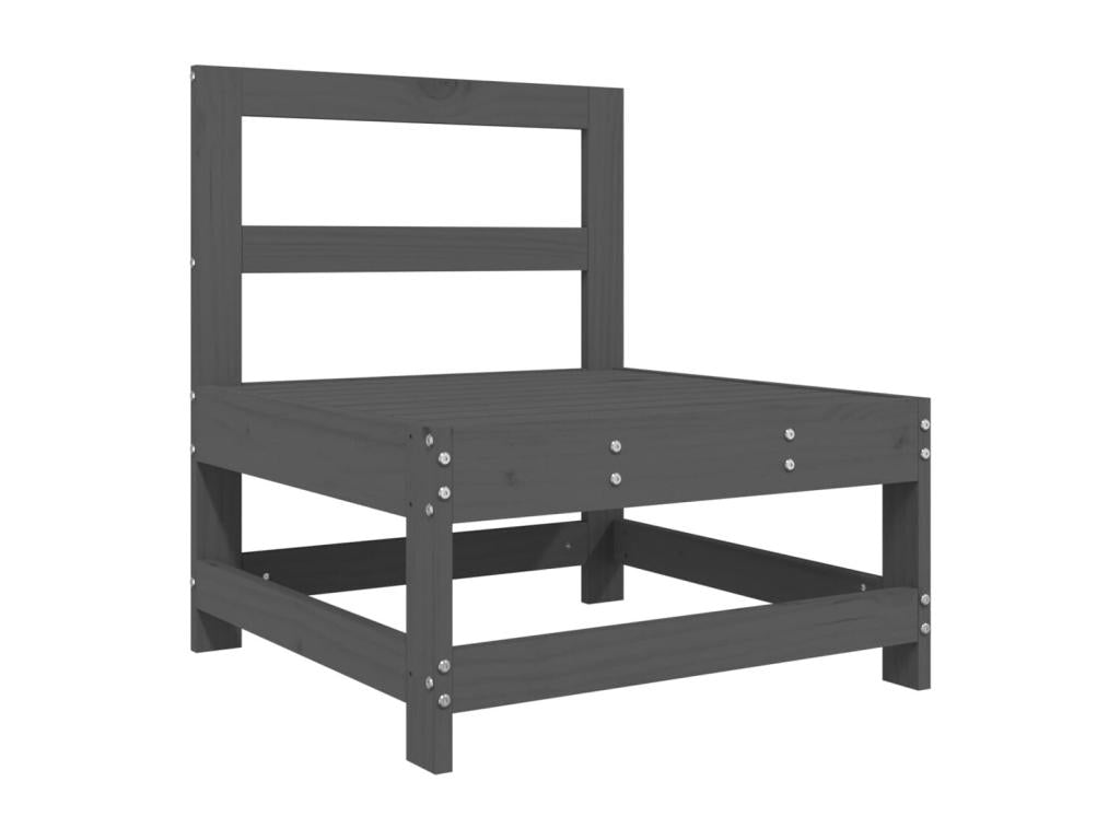 5-Piece Outdoor Patio Set - Black Resin, W 21.7 x D 24.4 x H 27.2 in