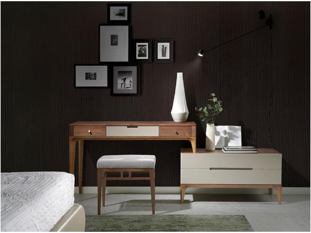 Home Item - Blue Wood, W 37.4 x D 20.5 x H 18.9 in