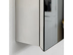 Wardrobe - Gray Stainless Steel, W 15.4 x D 4.7 x H 23.6 in