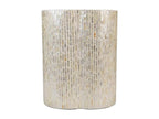 Stool - Gray Stone, W 15.7 x D 15.7 x H 19.7 in