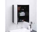 Wardrobe - Gray Wood, W 23.6 x D 5.9 x H 29.5 in