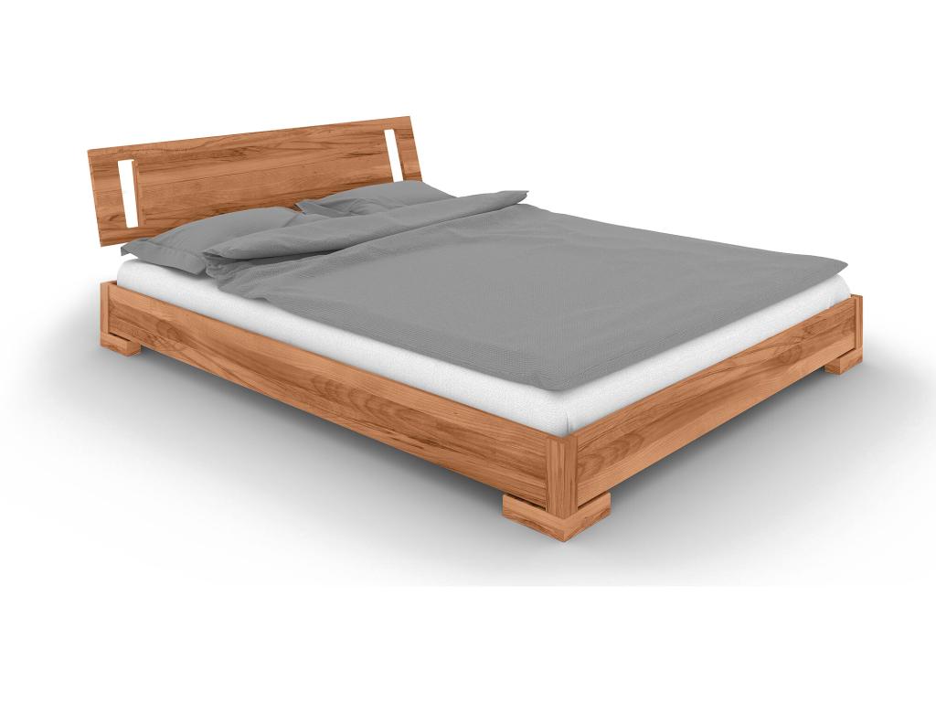 Bed - Natural Hetre, W 78.7 x D 63 x H 26.8 in
