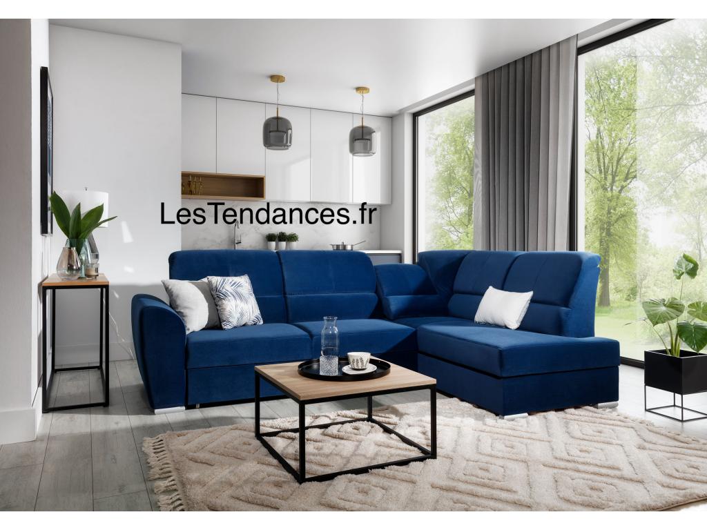 Sofa - Beige Polyester Fabric, W 106.3 x D 35.8 x H 36.6 in