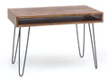 Desk - Brown, W 43.3 x D 23.6 x H 29.9 in