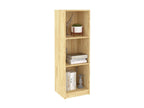 Bookcase - Natural Wood, W 14.2 x D 13 x H 43.3 in