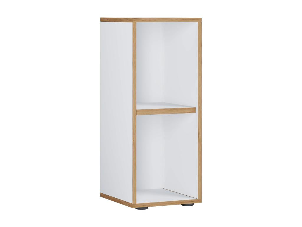 Shelf - White Wood, W 11.8 x D 13 x H 29.1 in
