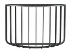 Home Item - Black Metal, W 43.3 x D 13.8 x H 29.5 in