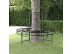 Bench - Brown Wood, W 66.9 x D 24.8 x H 33.1 in