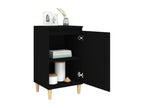 Set of 2 Tables - Black Engineered Wood, W 15.7 x D 13.8 x H 27.6 in