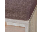 Bench - Brown Wood, W 40.6 x D 11.8 x H 18.9 in