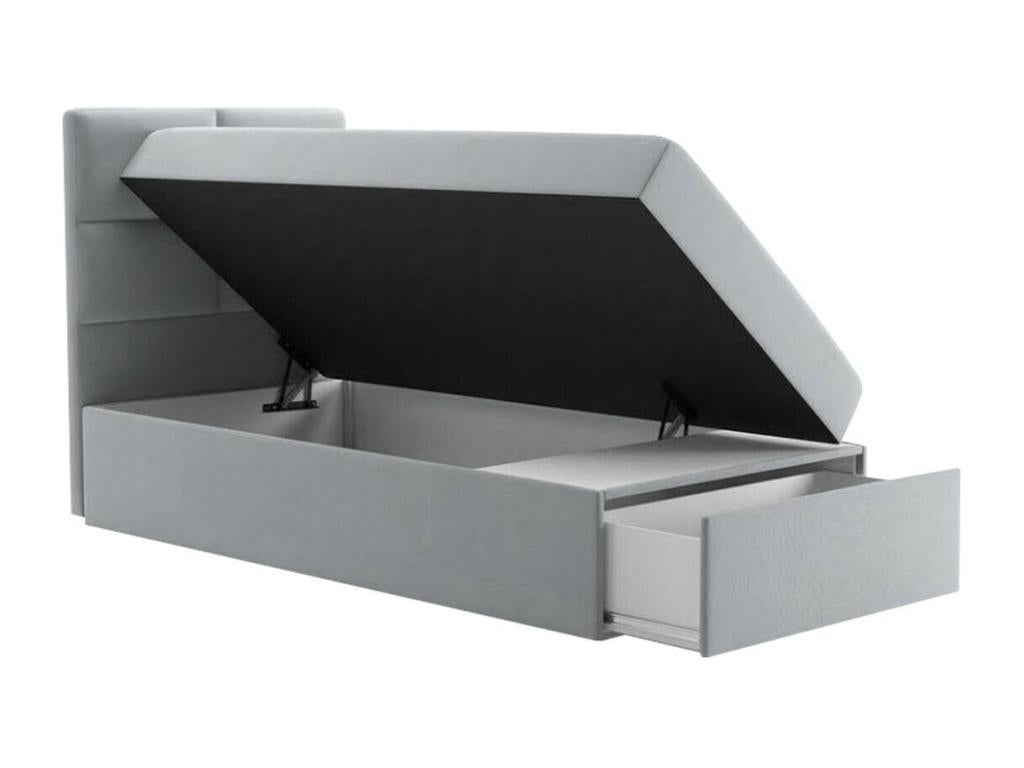 Bed - Gray, W 81.5 x D 35.4 x H 47.2 in