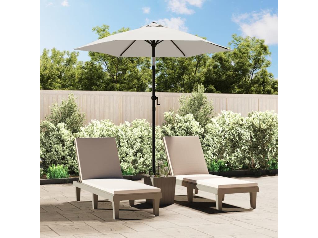 Patio Umbrella - Orange Aluminum