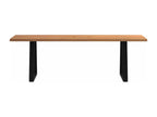 Table - Brown Wood, W 94.5 x D 31.5 x H 29.1 in
