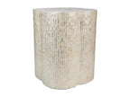 Stool - Gray Stone, W 15.7 x D 15.7 x H 19.7 in