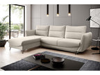 Sofa - Beige Polyester Fabric, W 108.7 x D 35.4 x H 39.4 in