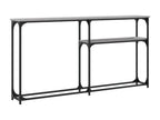 Table - Gray Wood, W 57.1 x D 8.9 x H 29.5 in