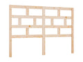 Bed - Brown Wood, W 55.5 x D 1.6 x H 39.4 in