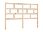 Bed - Brown Wood, W 55.5 x D 1.6 x H 39.4 in