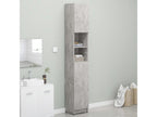 Wardrobe - Gray Engineered Wood, W 12.6 x D 10 x H 74.8 in