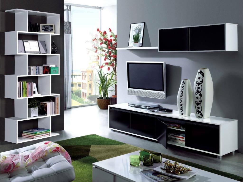 Bookcase - White Engineered Wood, W 31.5 x D 9.8 x H 74.8 in