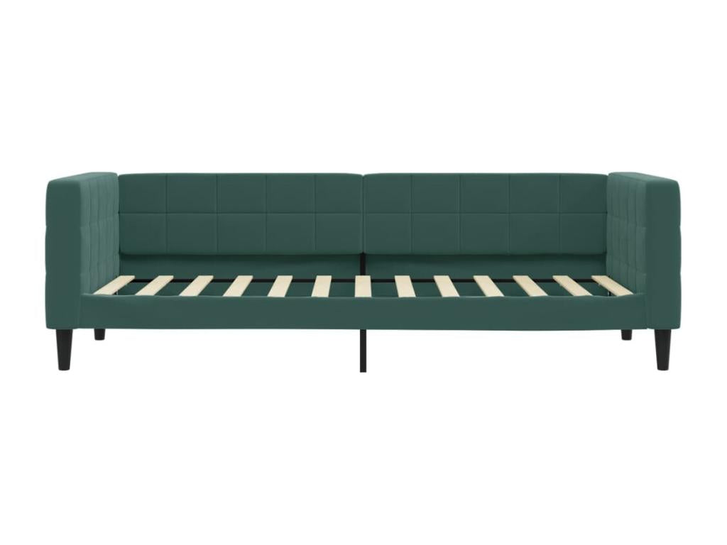 Bed - Green Engineered Wood, W 87.8 x D 35.4 x H 26.8 in