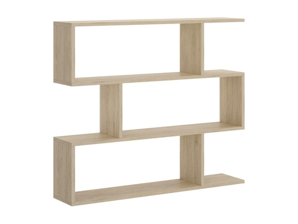 Bookcase - Brown Engineered Wood, W 43.3 x D 9.8 x H 37.8 in