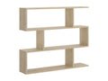 Bookcase - Brown Engineered Wood, W 43.3 x D 9.8 x H 37.8 in