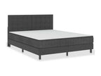 Bed - Gray Polyester Fabric, W 71.3 x D 45.7 x H 1.5 in