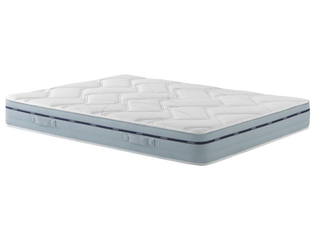Memory Foam Mattress - W 82.7 x D 78.7 x H 9.1 in