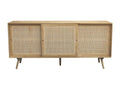 Sideboard - Beige Wood, W 70.9 x D 17.7 x H 31.5 in