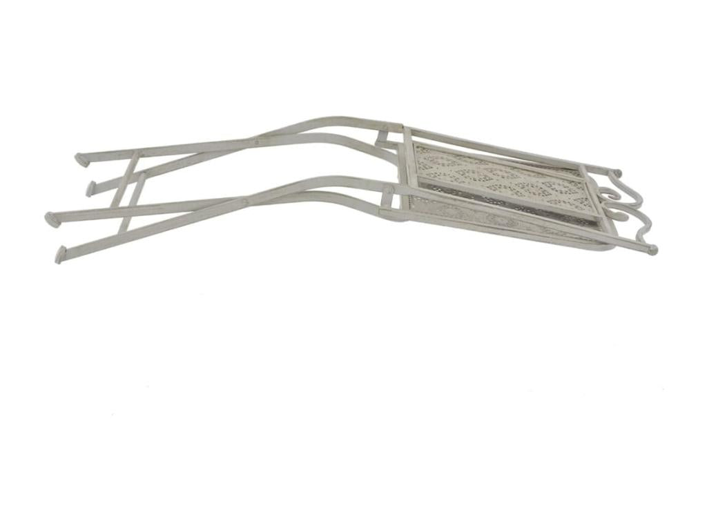 Set of 3 Home Items - Gray Plastic, W 15.4 x D 15.4 x H 16.9 in