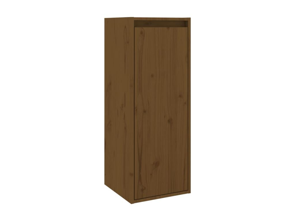 Wardrobe - Brown Wood, W 11.8 x D 11.8 x H 31.5 in