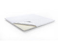 Mattress - White Polyester Fabric, W 70.9 x D 78.7 x H 2.4 in
