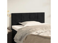 Bed - Black Velvet, W 39.4 x D 2 x H 34.6 in