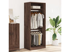 Home Item - Brown Wood, W 31.5 x D 19.7 x H 78.7 in