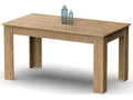 Table - Natural Oak Wood, W 55.1 x D 31.5 x H 30.3 in