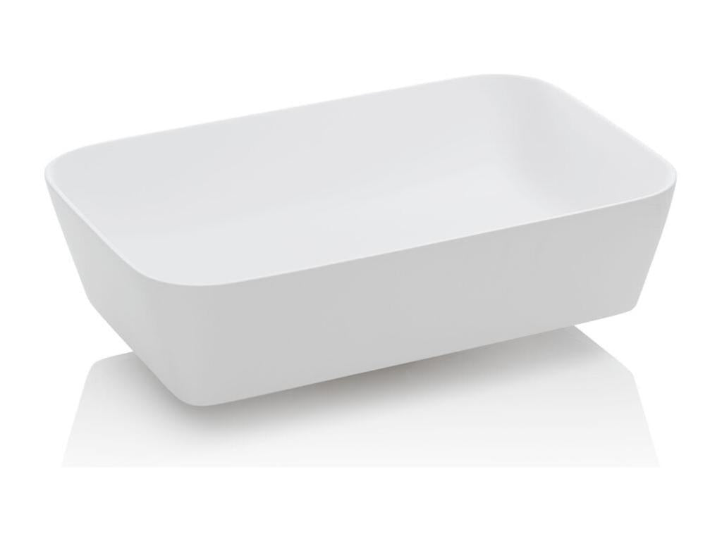 Set of 4 Home Items - White Engineered Wood, W 47.2 x D 17.7 x H 74.8 in