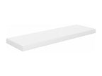 Set of 2 Shelfs - White Wood, W 31.5 x D 9.3 x H 1.5 in