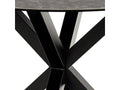 Table - Black Ceramic, W 46.9 x D 46.9 x H 29.9 in