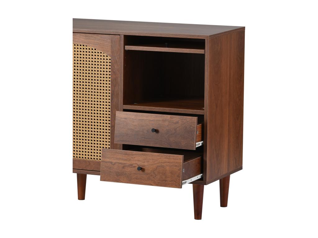 Sideboard - Brown Engineered Wood, W 51.2 x D 16.1 x H 29.5 in