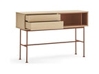 Home Item - Red Wood, W 47.2 x D 13.8 x H 39.4 in