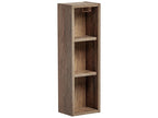 Cabinet - Brown Wood, W 13.8 x D 5.9 x H 25.6 in