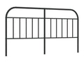 Bed - Black Steel, W 65.4 x D 1.2 x H 39.4 in
