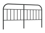 Bed - Black Steel, W 65.4 x D 1.2 x H 39.4 in