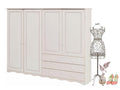 Cabinet - White Linen, W 15 x D 72.8 x H 54.3 in
