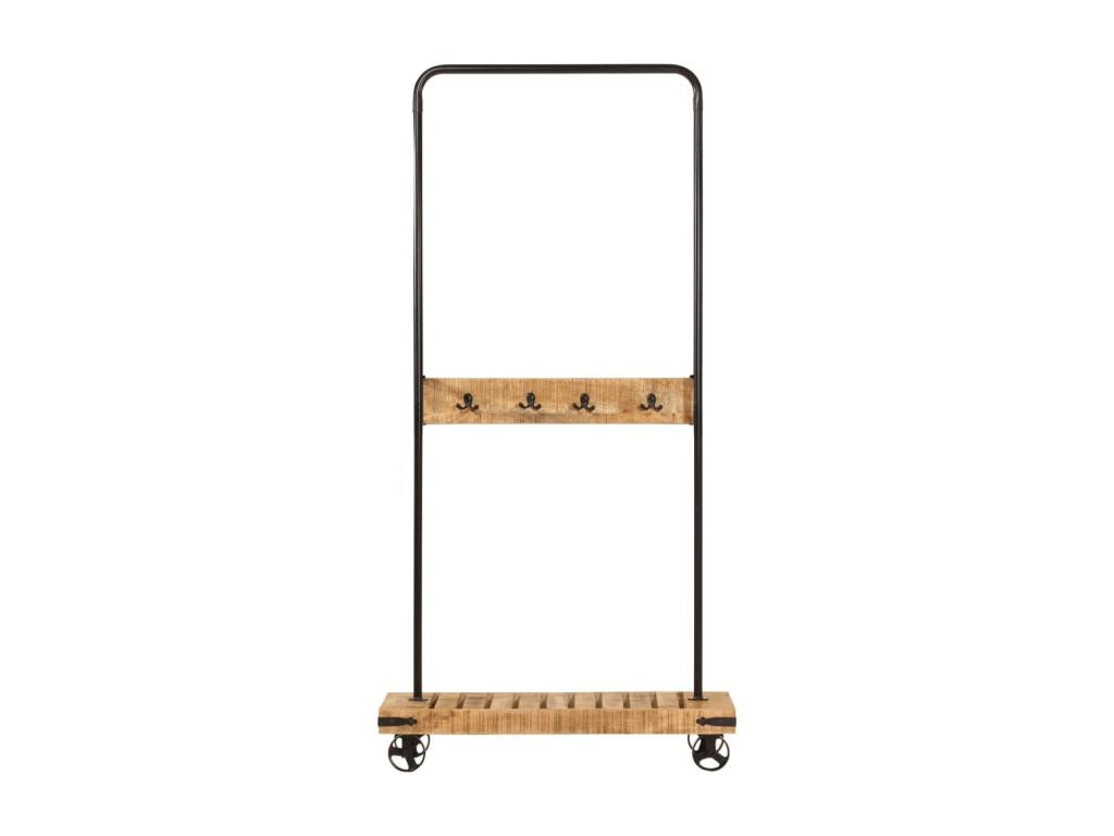 Home Item - Natural Wood, W 35.4 x D 13.8 x H 74.8 in